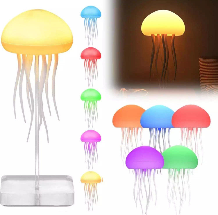 چراغذخواب عروس دریایی LED هفت رنگ