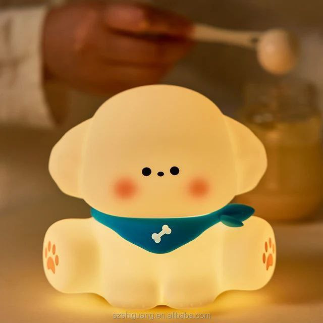 چراغ خواب سیلیکونی سگ