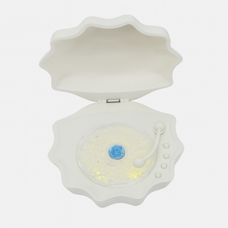 اسپیکر گرامافون صدفی سفید