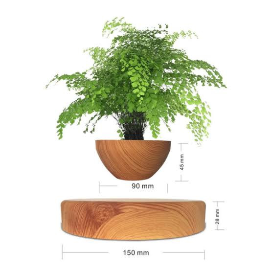 ابعاد گلدون معلق مغناطیسی مدل گرد