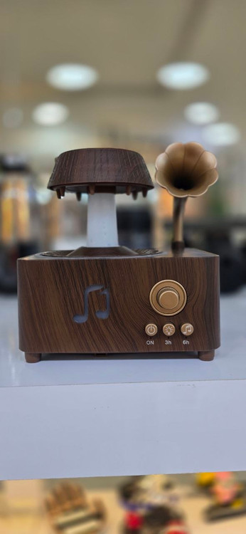 پک کامل اسپیکر و بخور طرح گرامافون گرلمافوت