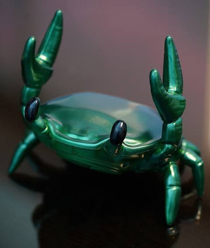 اسپیکر بلوتوثی رومیزی طرح خرچنگ مدل F8 رنگ سبز