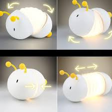 چراغ خواب سیلیکونی کرم شبتاب انعطاف پذیر و تاشو