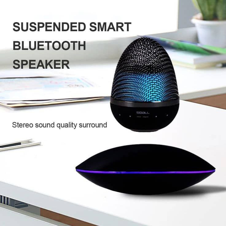 اسپیکر بلوتوثی معلق طرح تخممرغ با نور RGB با صدای استریو