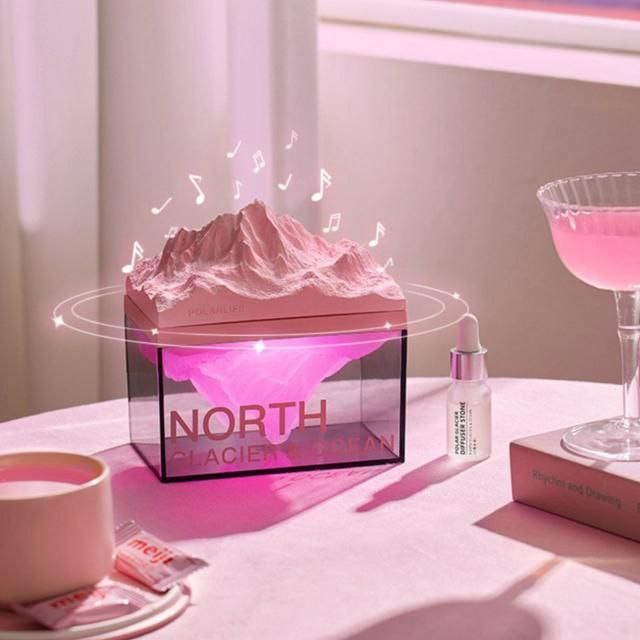 اسپیکر یخچال قطبی صورتی