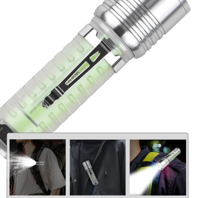 چراغ قوه زومدار 30 وات (8 حالت نوری)