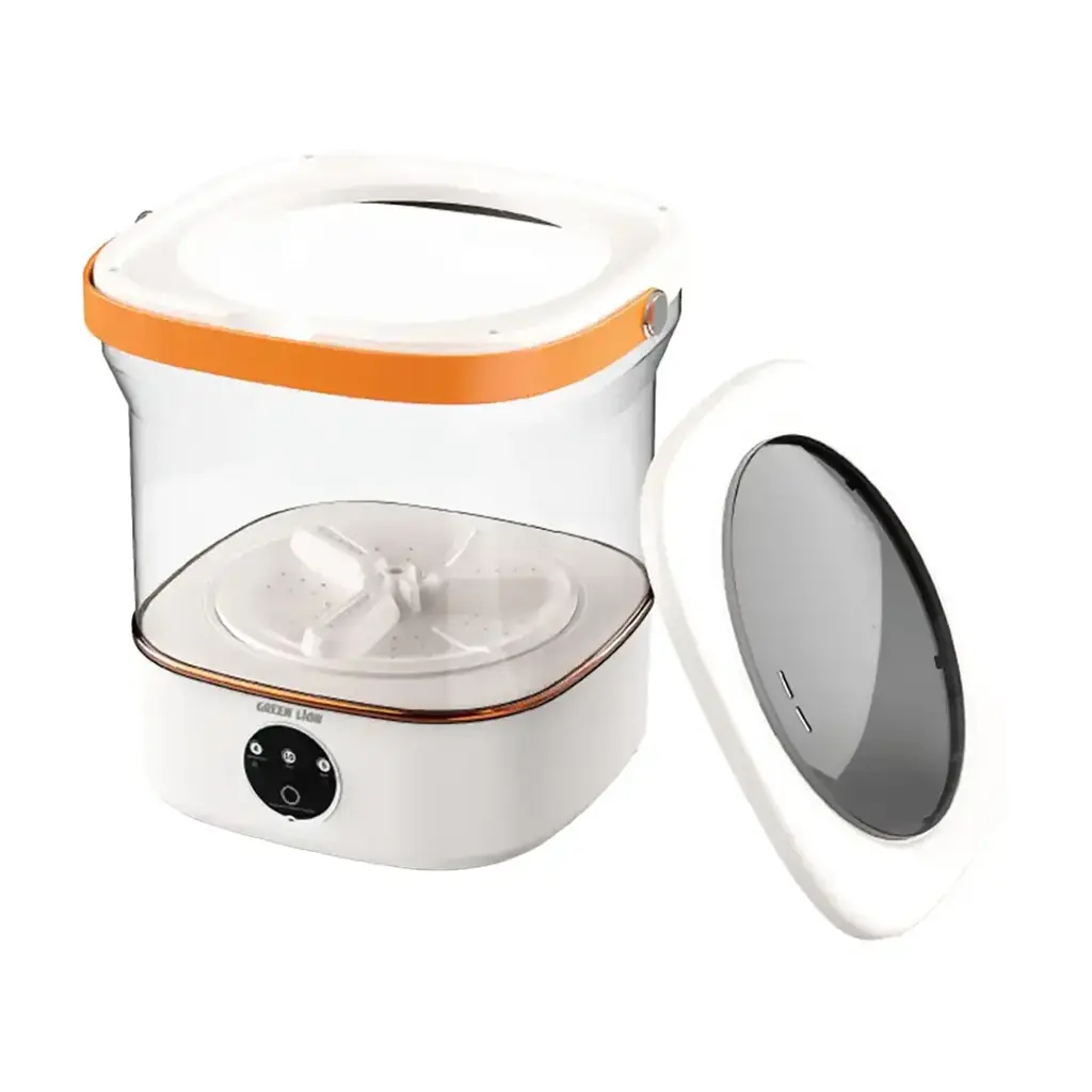 مینی واش ۱۲ لیتری قابل حمل گرین لاین مدل شفاف مناسب سفر