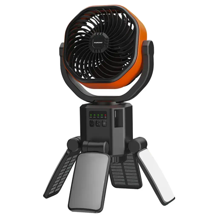 پنکه شارژی و پاوربانک خورشیدی پرودو مدل Suncharge Outdoor Solar Fan
