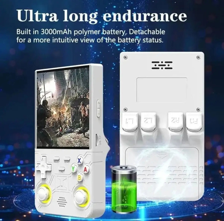 کنسول بازی R36 ultra با باتری قوی