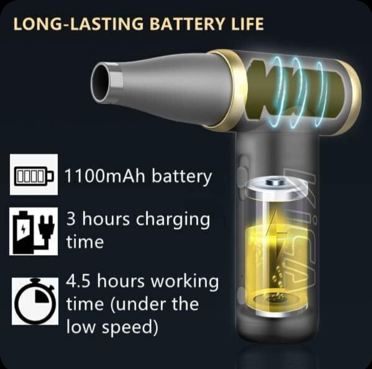 پمپ باد کیکا مدل JET FAN 2 با باتری مقاوم و قوی
