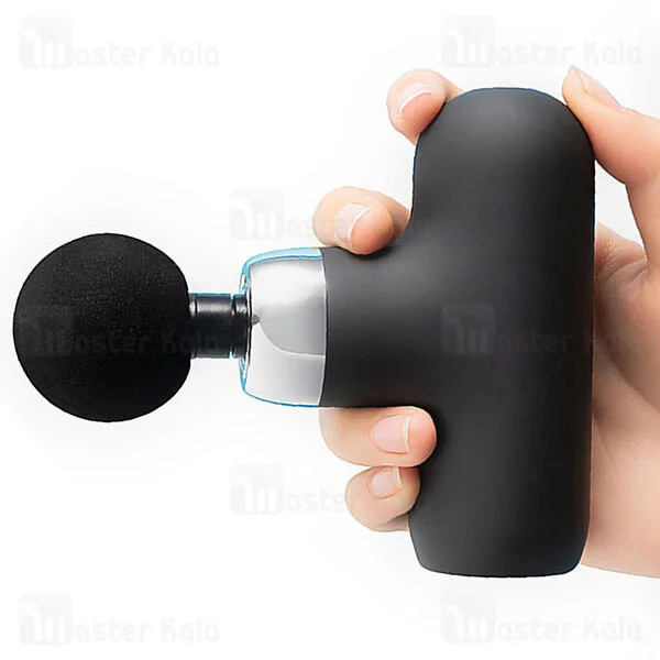 ماساژور تفنگی گرین لاین مدل Mini Massage Gun Pro در ححال استفاده