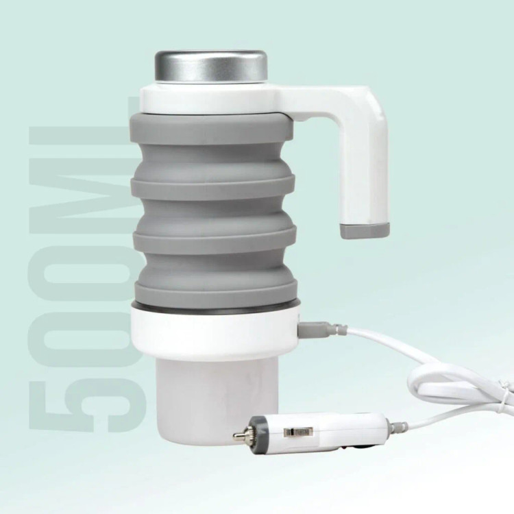 کتری برقی فندکی تاشو گرین لاین مدل Car Folding Electric Kettle
