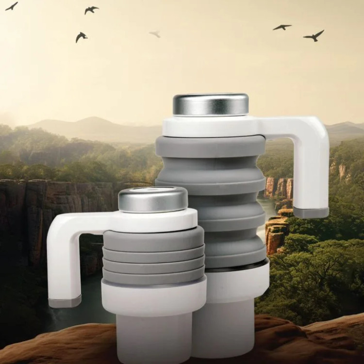 کتری برقی تاشو گرین لاین مدل Car Folding Electric Kettle در حالت تاشو