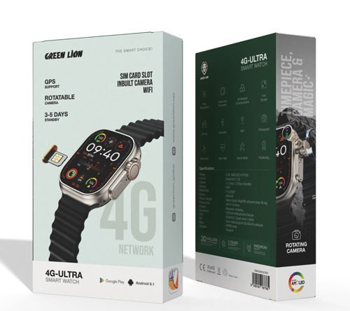پک ساعت هوشمند سیمکارتخور گرین لاین مدل 4G Ultra Smart Watch