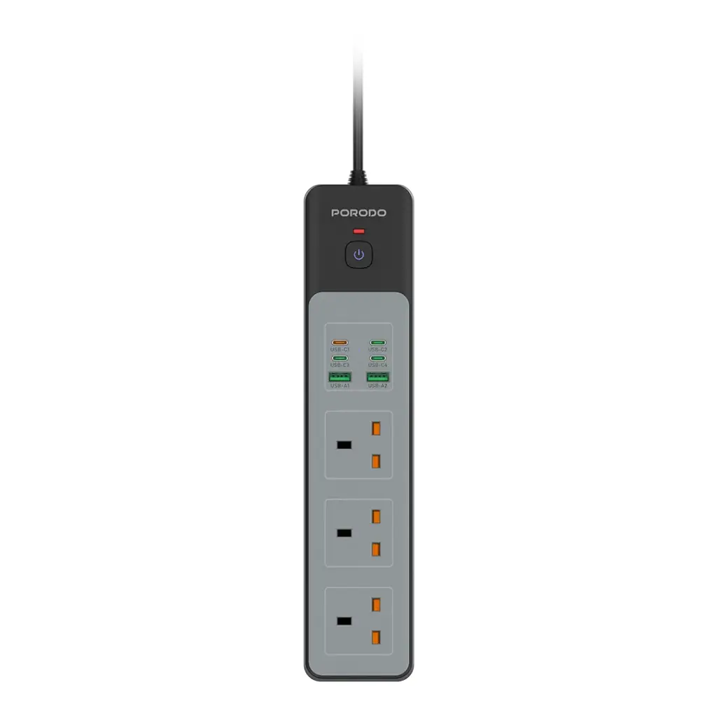 چند راهی با 3 سوکت پرودو مدل Power Strip