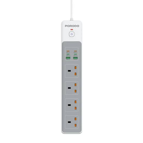 چندراهی با 4 سوکت پرودو مدل 4AC 65W 3000W Power Strip