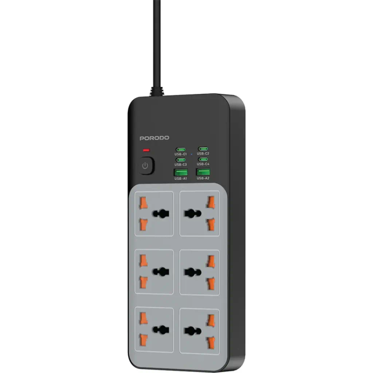 چندراهی با 6 سوکت پرودو مدل Power Strip
