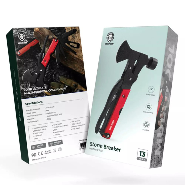 پک تبر و چکش چندکاره گرین لاین مدل Storm Breaker