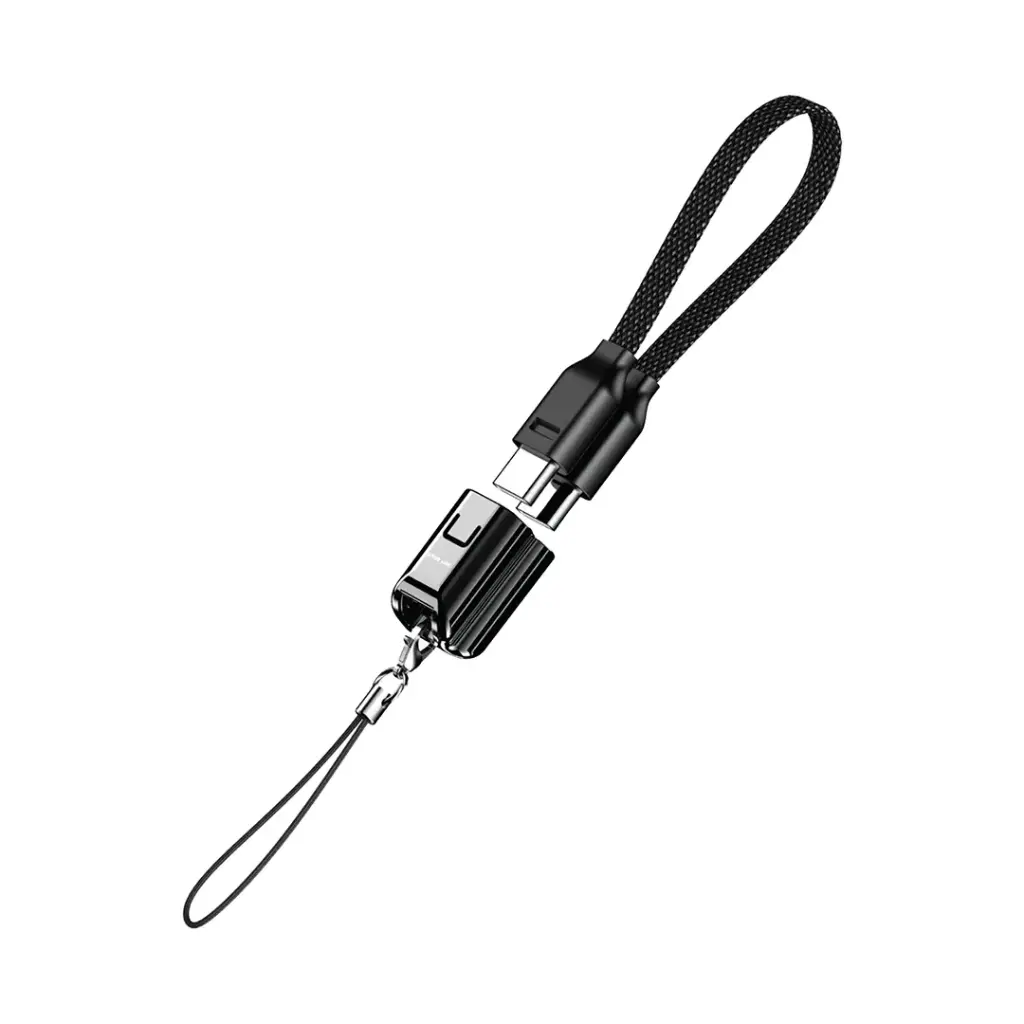 کابل فست شارژ تایپ سی به تایپ سی گرین لاین مدل Lanyard
