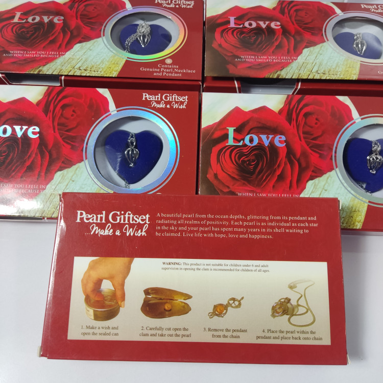 گردنبند مروارید عشق در صدف | Love Pearl Necklace