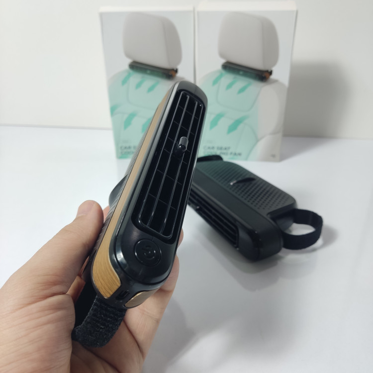 خنک کننده پشت گردنی صندلی خودرو مدل CF04 | پنکه گردنی خودرو USB-C از روبرو