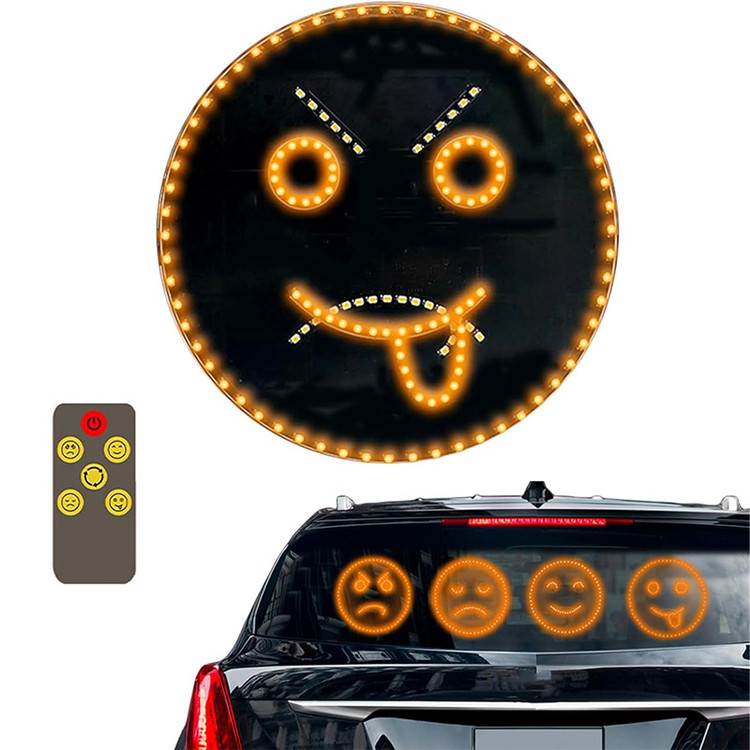 چراغ LED شیشه خودرو طرح دست (چند حالته، ریموتدار)