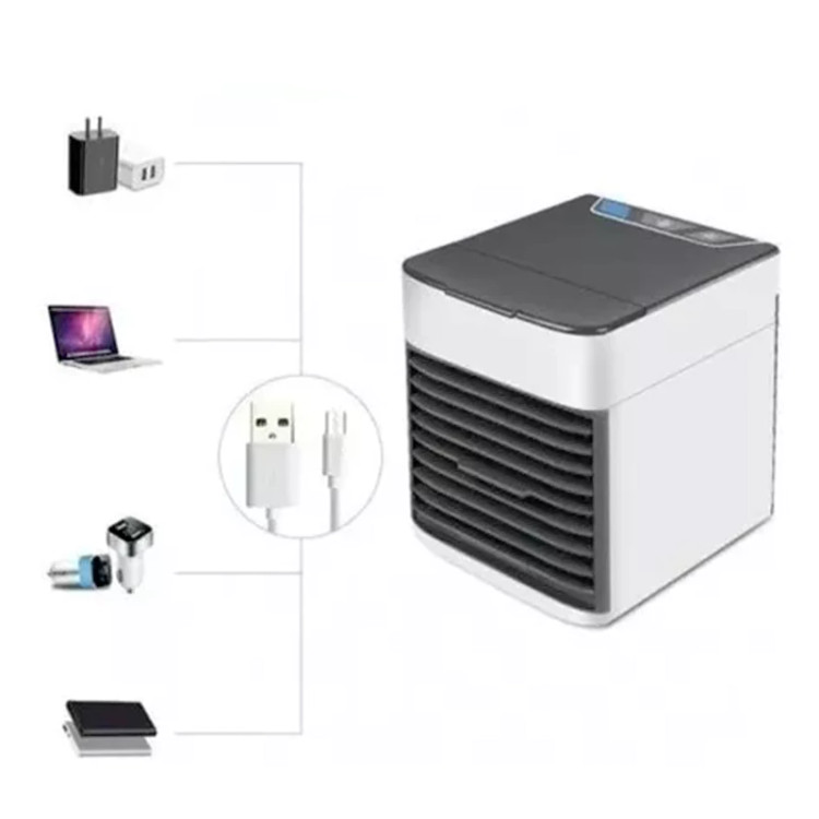 مینی کولر آبی رومیزی اصل Arctic Air با چراغ LED و فیلتر قابل شستشو اتصال USB