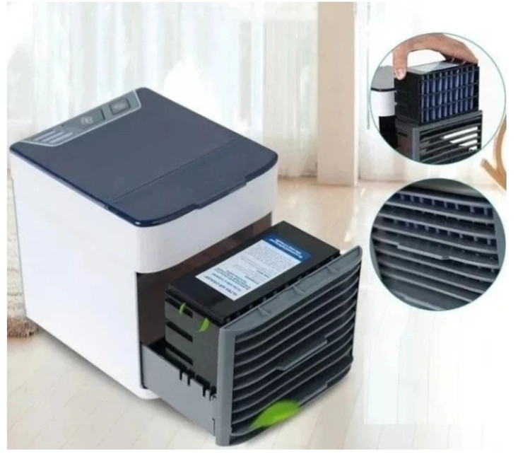 مینی کولر آبی رومیزی اصل Arctic Air با چراغ LED با فیلتر قابل شستشو