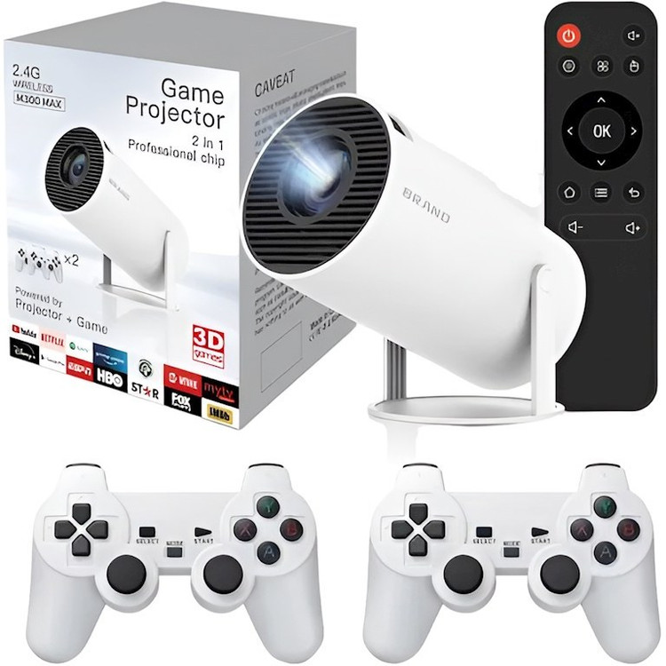 ویدئو پروژکتور هوشمند گیمینگ M300 Max | اندروید و پشتیبانی از 4K