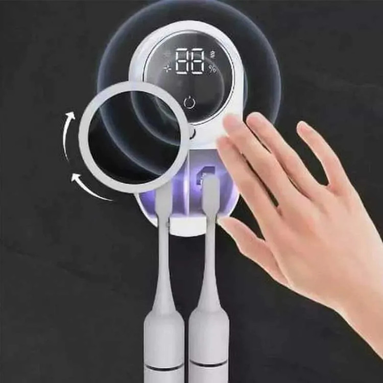 جا مسواکی هوشمند ضدعفونی کننده UV مدل X122 بیتوی هوشمند