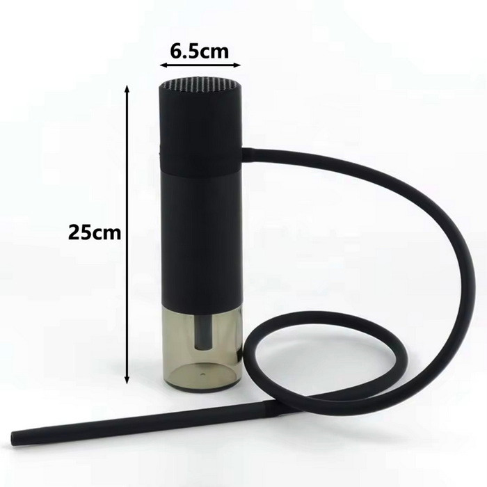 ابعاد قلیان مسافرتی قابل حمل HOOKAH | مینی هوکا سفری ۲۴ سانتیمتری