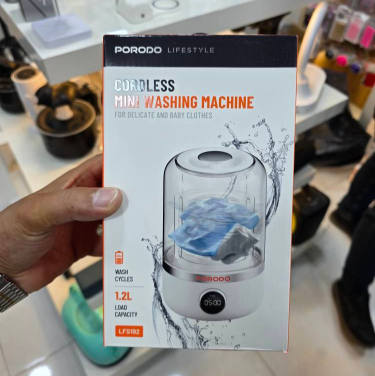 پک مینی واش شارژی پرودو مدل Portable Mini Washing Machine | ماشین لباسشویی کوچک قابل حمل