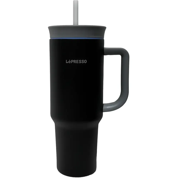 ماگ مسافرتی عایقدار لپرسو مدل QuirkSip Insulated Tumbler | تراول ماگ ۱۲۰۰ میلیلیتری رنگ مشکی