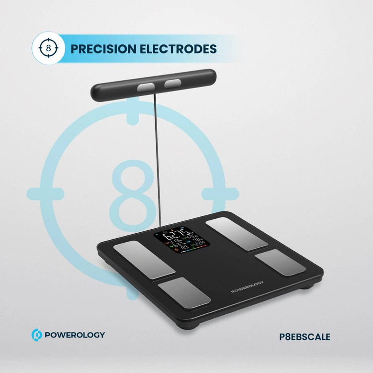 ترازو هوشمند پاورولوژی مدل P8EBSCALE ترازو آنالیز بدن با ۸ الکترود