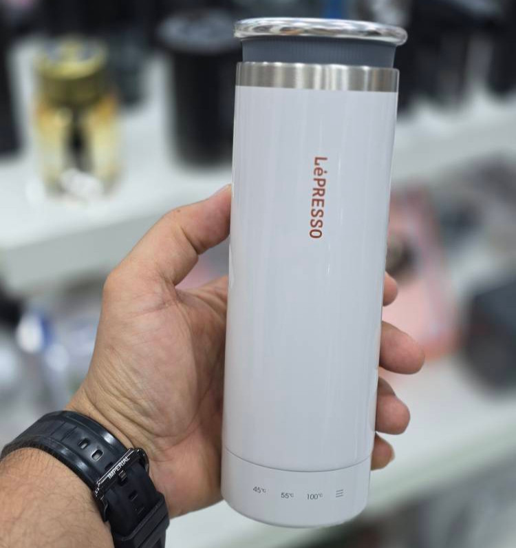 محصول بطری گرمکن برقی لپرسو مدل ThermiQ LPCFFM0007 | فلاسک هوشمند گرمکن خودرو سفید
