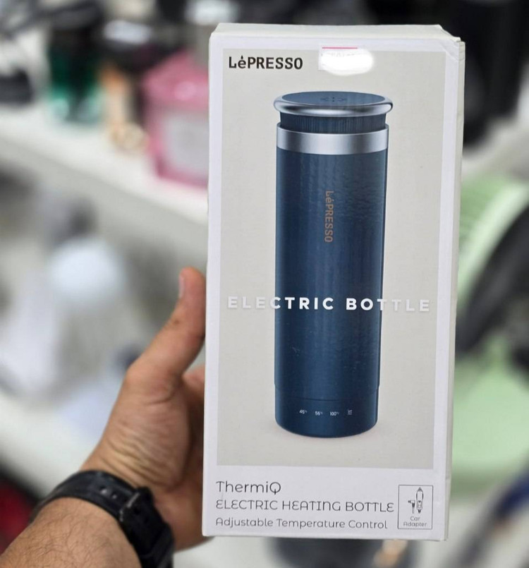 پک محصول بطری گرمکن برقی لپرسو مدل ThermiQ LPCFFM0007 | فلاسک هوشمند گرمکن خودرو سبز