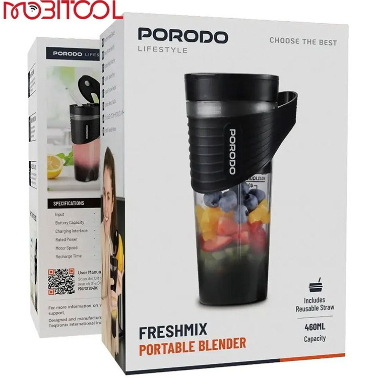 پک مخلوطکن شارژی پرودو مدل Freshmix LFS204 | مخلوطکن قابل حمل ۴۶۰ میلیلیتری