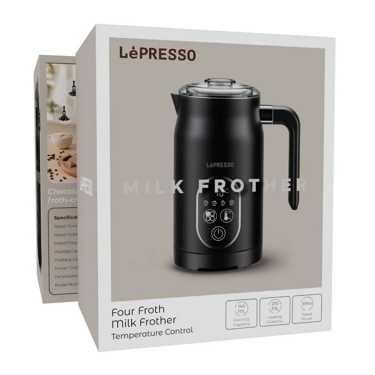 پک کفساز شیر ۴ کاره LePresso مدل LP027 | فومساز و گرمکن شیر دیجیتال