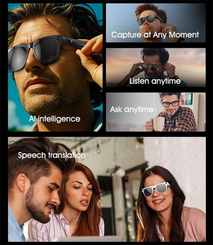 مشخصات عینک هوشمند XK ONE Pro AI | دوربین، مترجم و دستیار صوتی