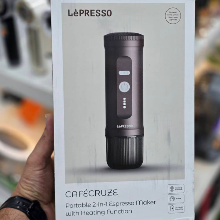 پک محصول اسپرسوساز قابل حمل لپرسو LePRESSO مدل LPCFFPCM0095 | 20 بار