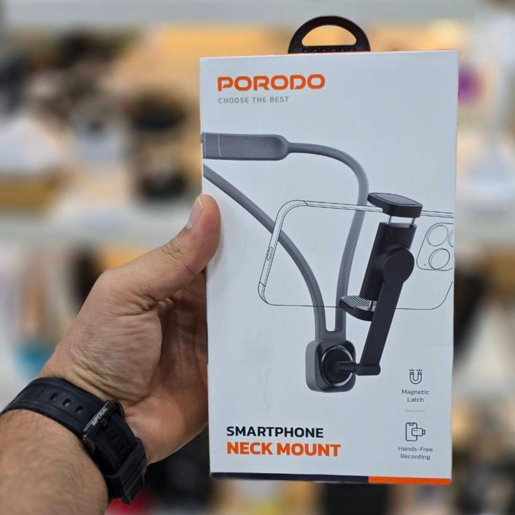پک هولدر گردنی پرودو | Porodo Smartphone Neck Mount