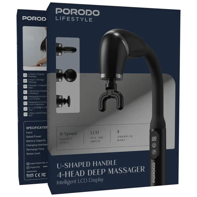 پک ماساژور دستهدار یو شکل پرودو با ۴ سری مدل U-Shaped