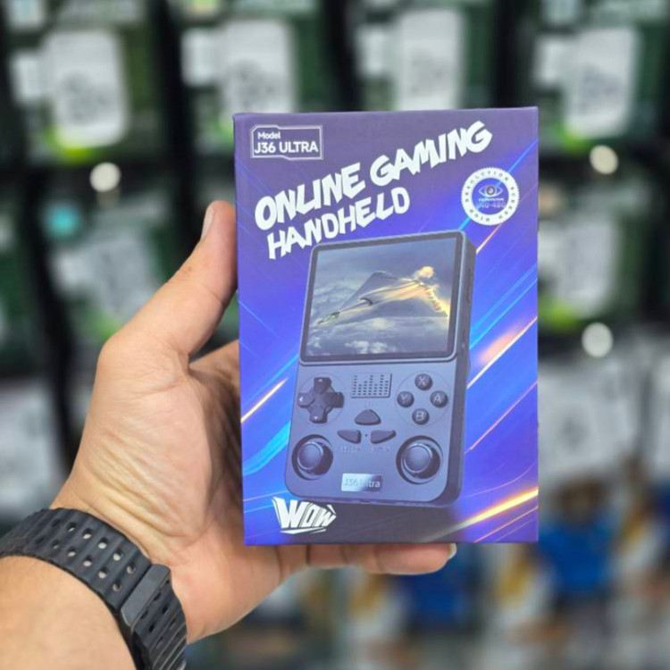 پک J36 Ultra Portable Gaming Handheld with Wi-Fi & Bluetooth