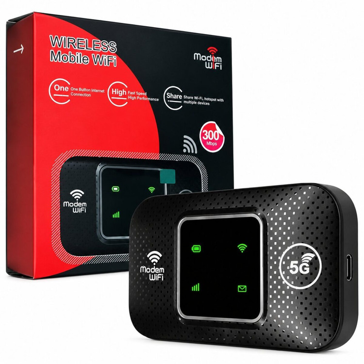 مودم جیبی 5G اورجینال مدل M9S-LCD با باتری 8000mAh