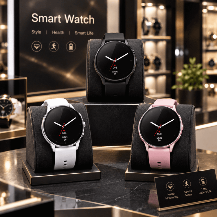 ساعت هوشمند طرح SAMSUNG مدل WATCH 8 پشت ویترین