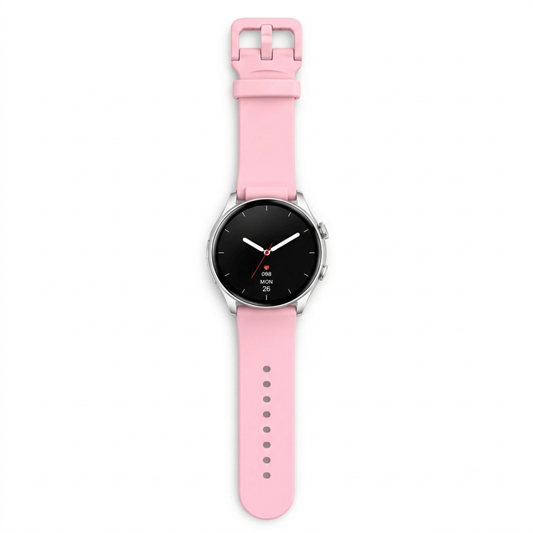 ساعت هوشمند طرح SAMSUNG مدل WATCH 8 رنگ صورتی
