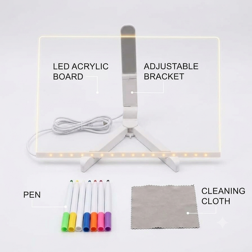 تخته لایتبرد جادویی کودک مدل DIY3020 سایز ۲۰×۳۰ با نور LED