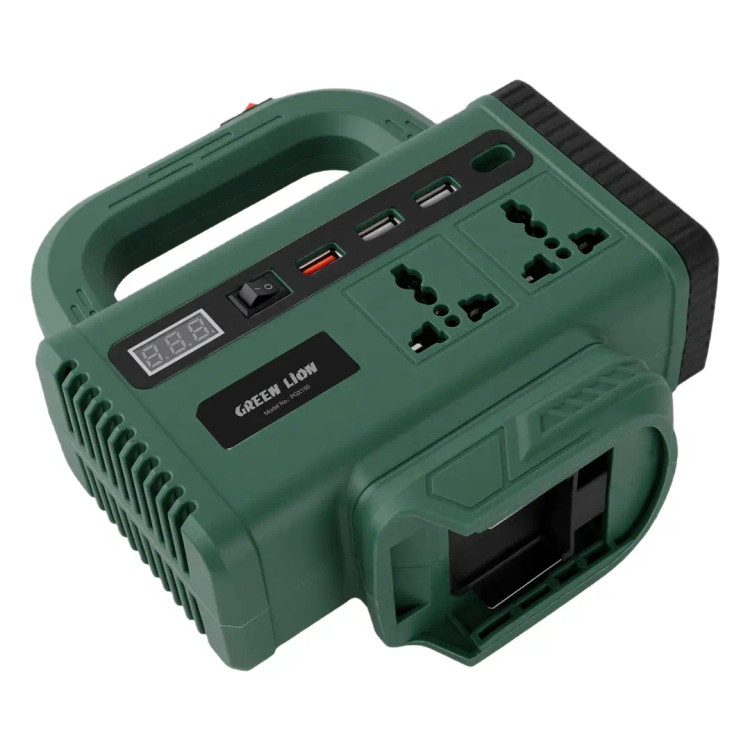 پاور استیشن قابل حمل Green Lion مدل Green Volt PGX150 با ظرفیت ۴۰۰۰ میلیآمپرساعت در حالت خوابیده