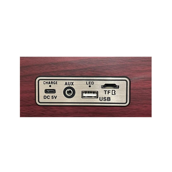 در گاههای اسپیکر رادیو کلاسیک چوبی NNS-6681BT با بلوتوث و AM/FM/SW