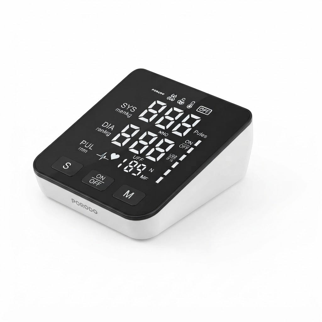 فشارسنج دیجیتال بازویی Porodo LiveOn مدل PDB01A2 با سخنگوی صوتی و حافظه ۲ کاربره